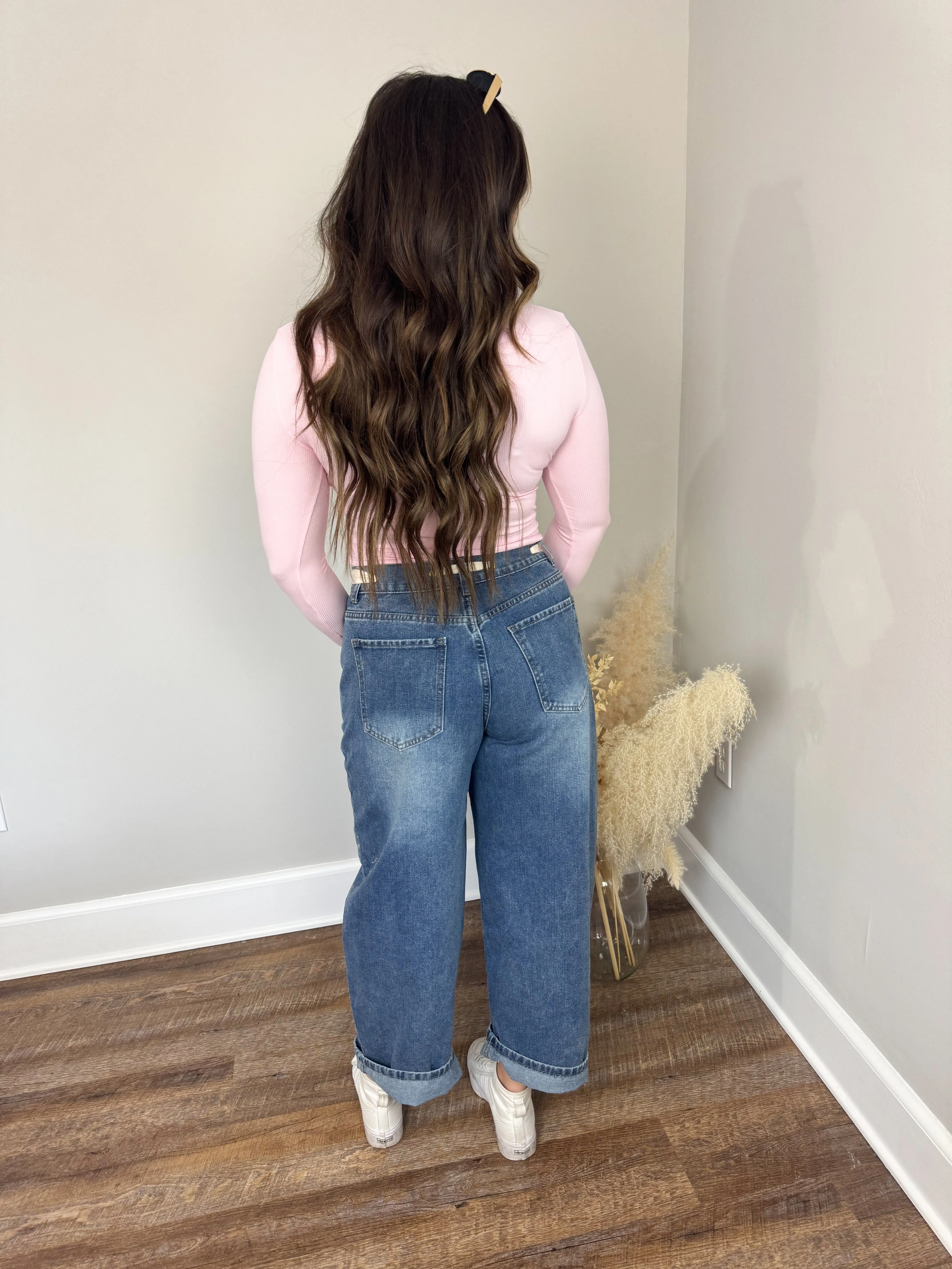 Aurora Patchwork Denim Pants