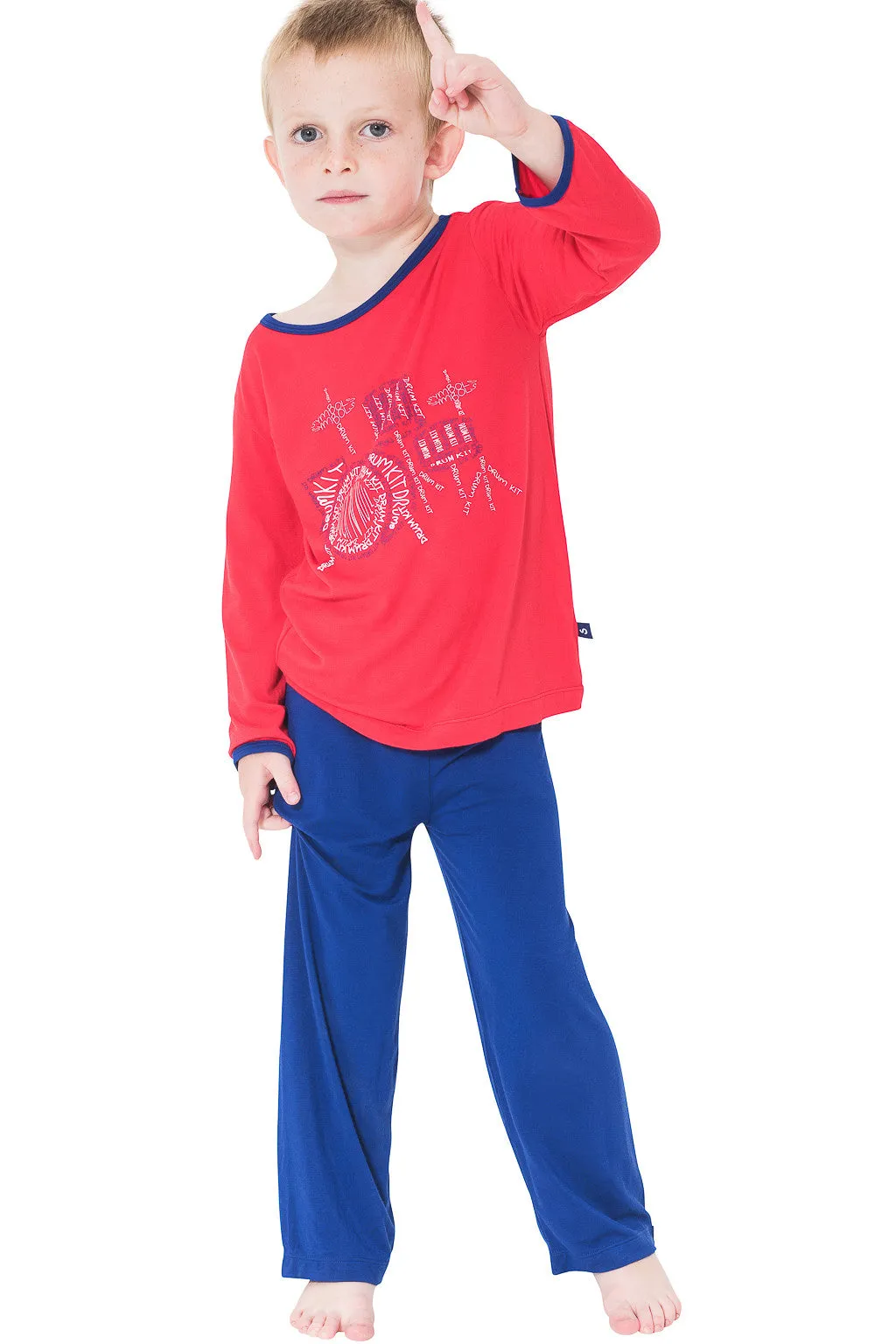 Bamboo long sleeve tee Healey's Drum set