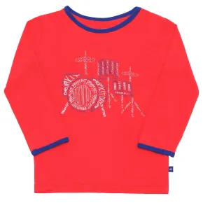Bamboo long sleeve tee Healey's Drum set