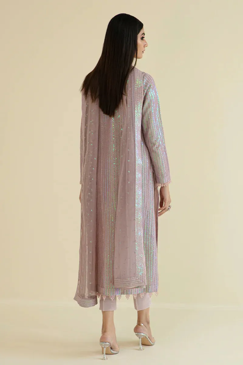 BAROQUE NET FORMAL DRESS BQF7