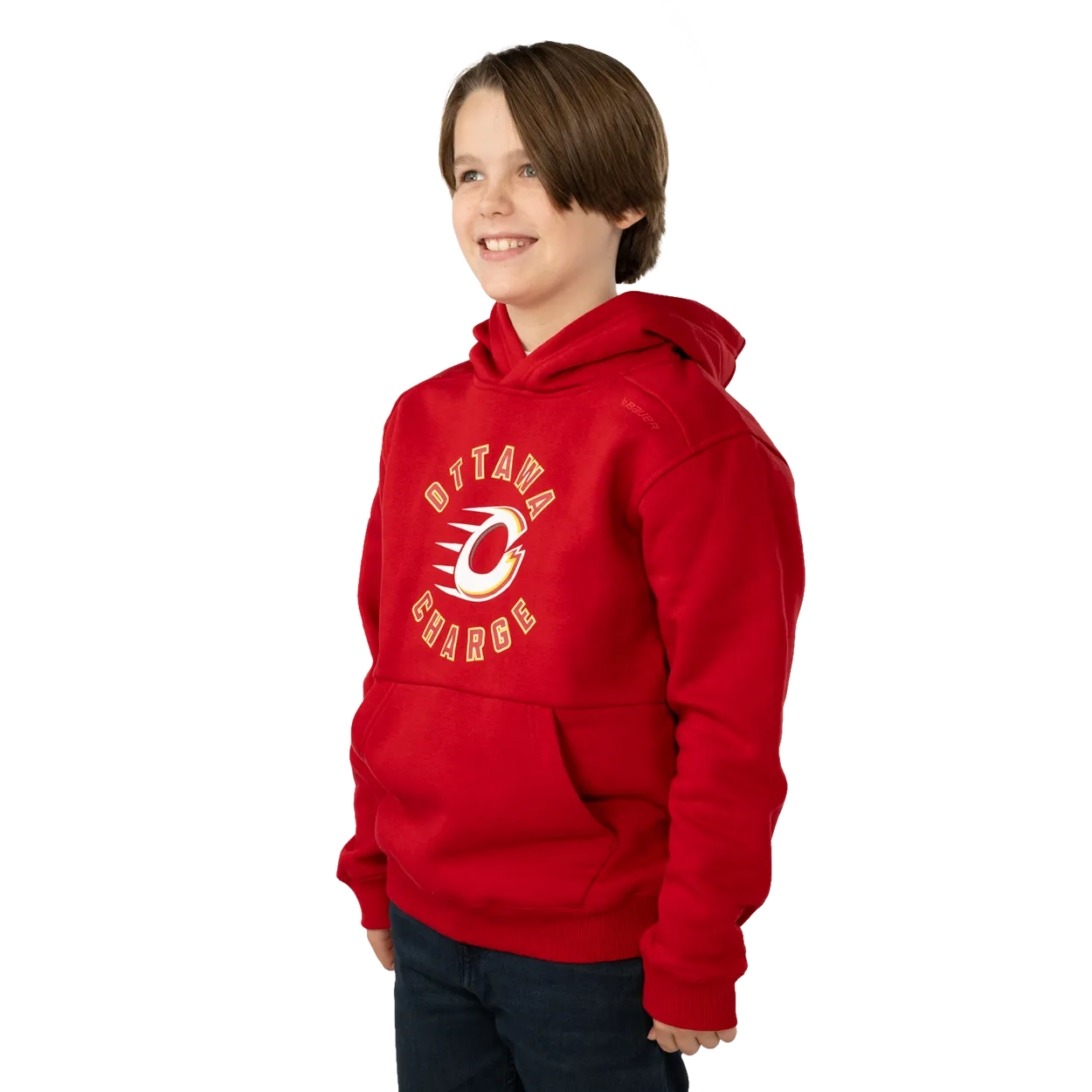 BAUER PWHL TEAM ULTIMATE HOODIE YOUTH OTTAWA CHARGE