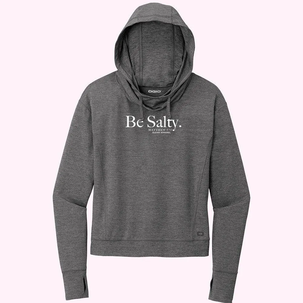 Be Salty Ladies Athletic Hoodies