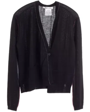 Black Asymmetrical Cardigan