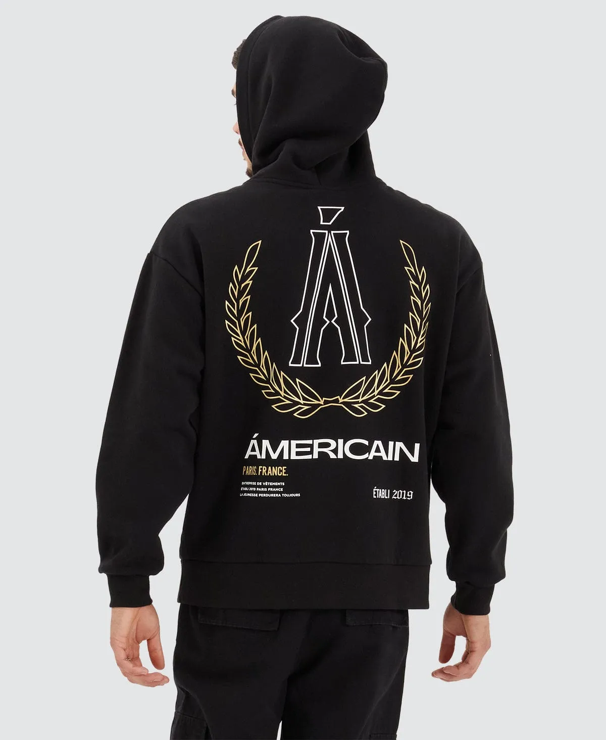 Bonvil Heavy Relaxed Hoodie Jet Black
