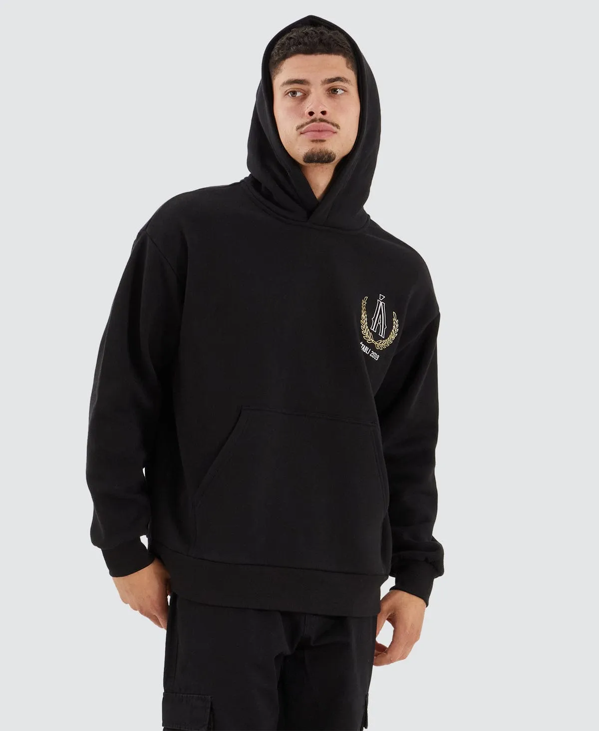 Bonvil Heavy Relaxed Hoodie Jet Black