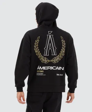 Bonvil Heavy Relaxed Hoodie Jet Black