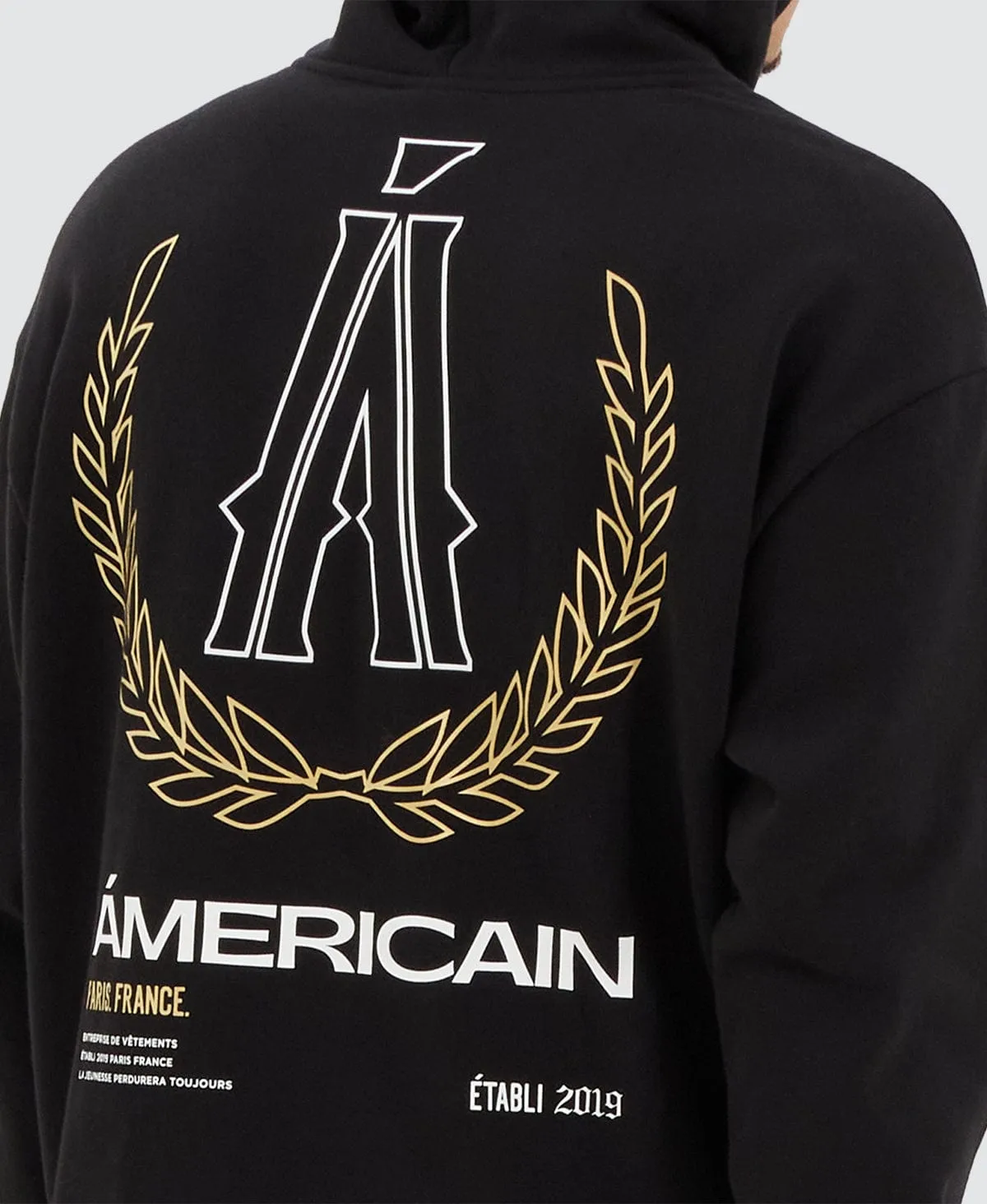 Bonvil Heavy Relaxed Hoodie Jet Black