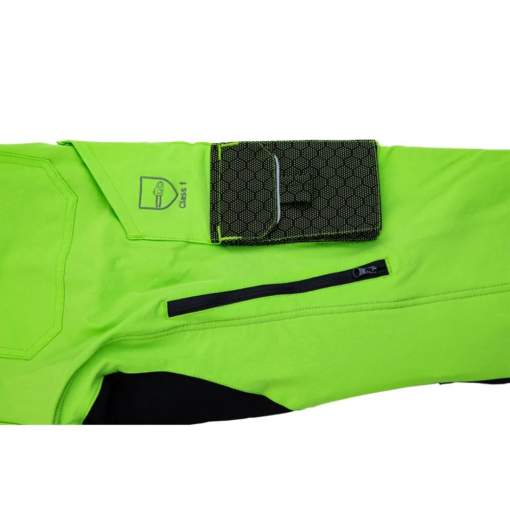 Breatheflex Pro Deep Forest Chainsaw Trousers Type C Lime