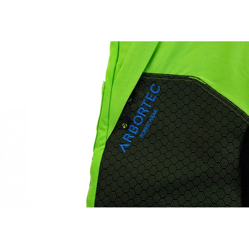 Breatheflex Pro Deep Forest Chainsaw Trousers Type C Lime
