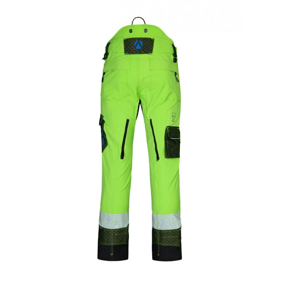 Breatheflex Pro Deep Forest Chainsaw Trousers Type C Lime