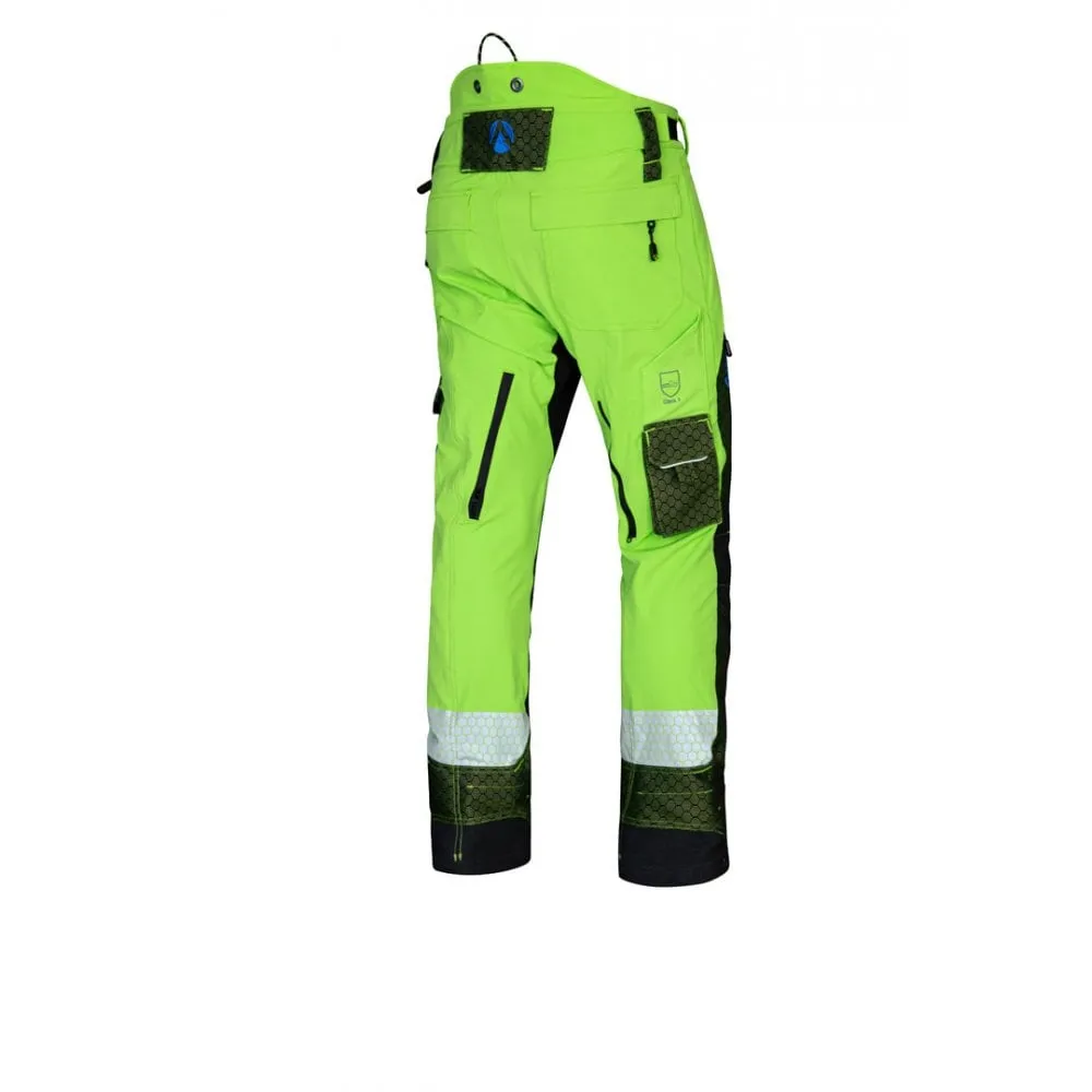 Breatheflex Pro Deep Forest Chainsaw Trousers Type C Lime