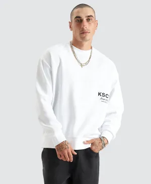 Brookhurst Relaxed Jumper Optical White