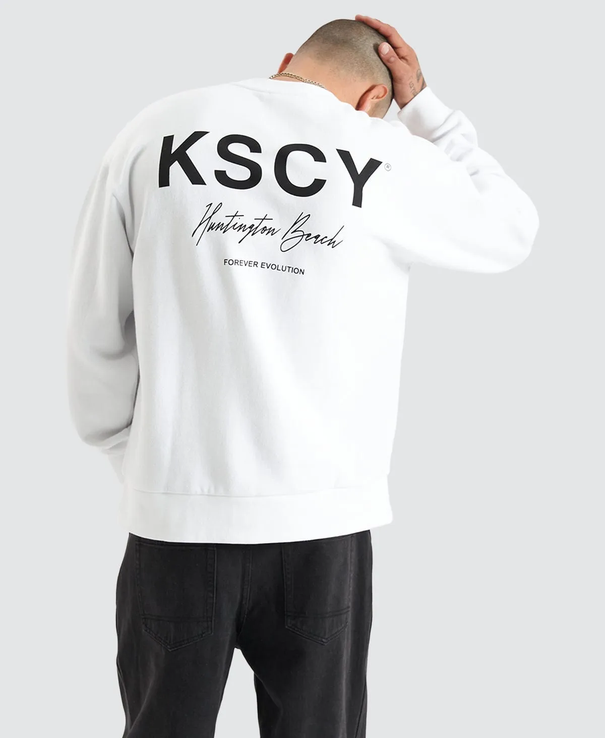 Brookhurst Relaxed Jumper Optical White