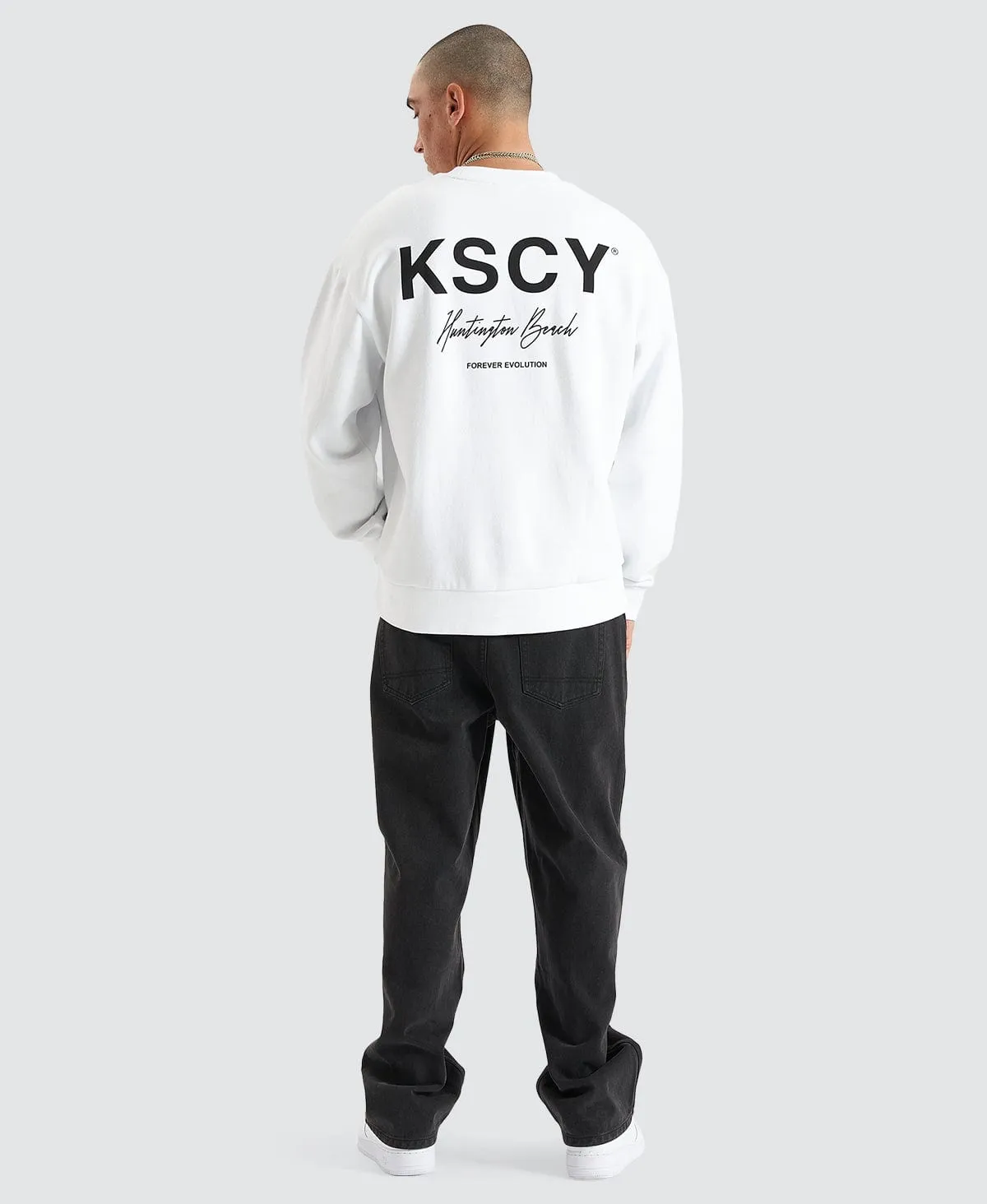 Brookhurst Relaxed Jumper Optical White