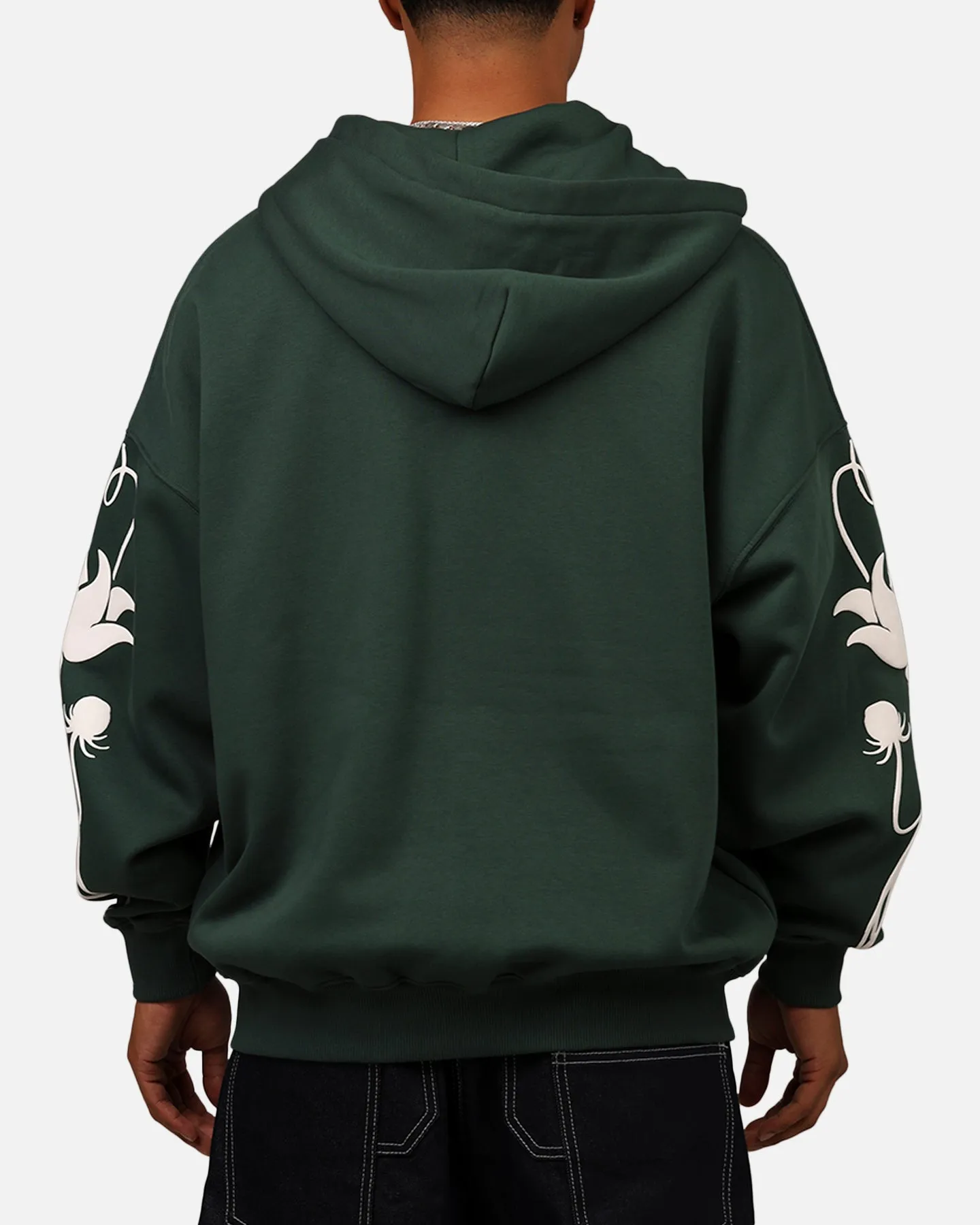 Carre Nouveau Fill Zip Hoodie Green