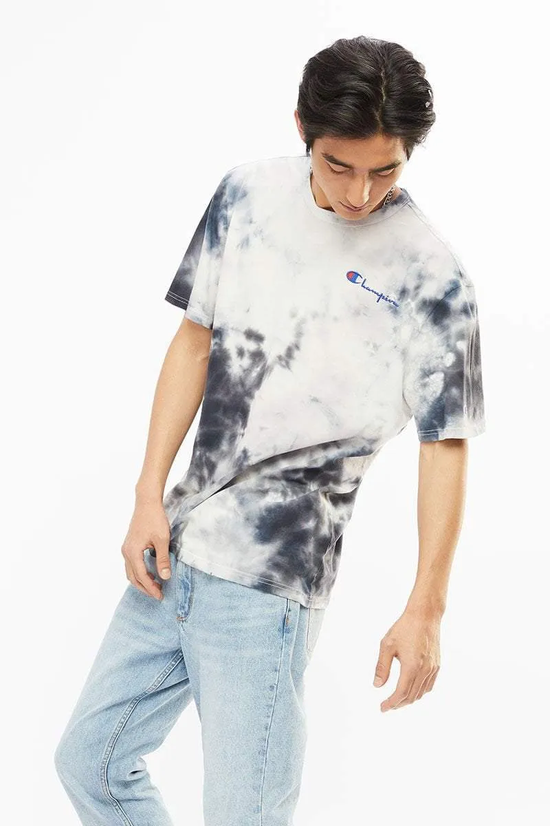 CHAMPION BIG SKY DYE TEE - BLACK