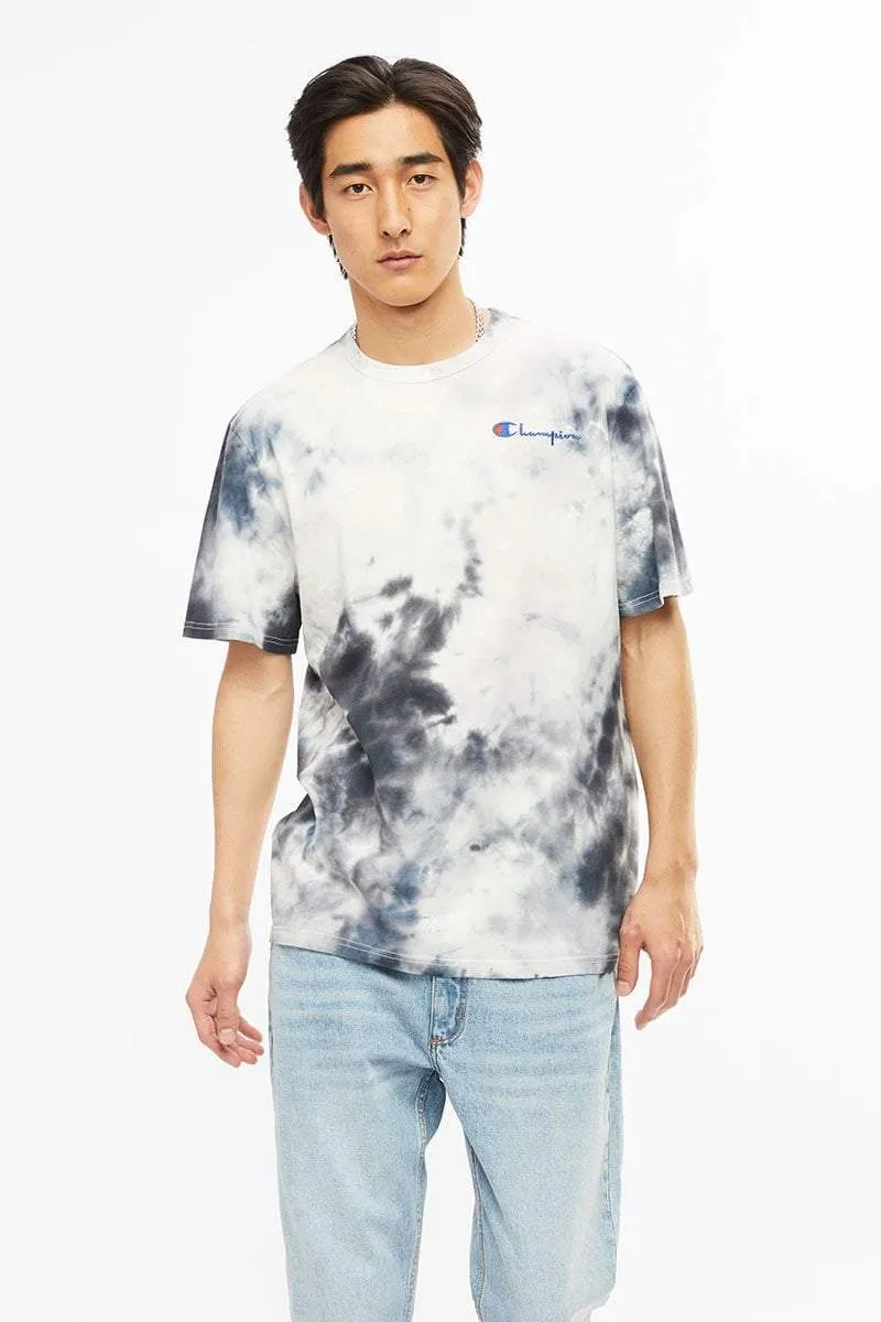 CHAMPION BIG SKY DYE TEE - BLACK