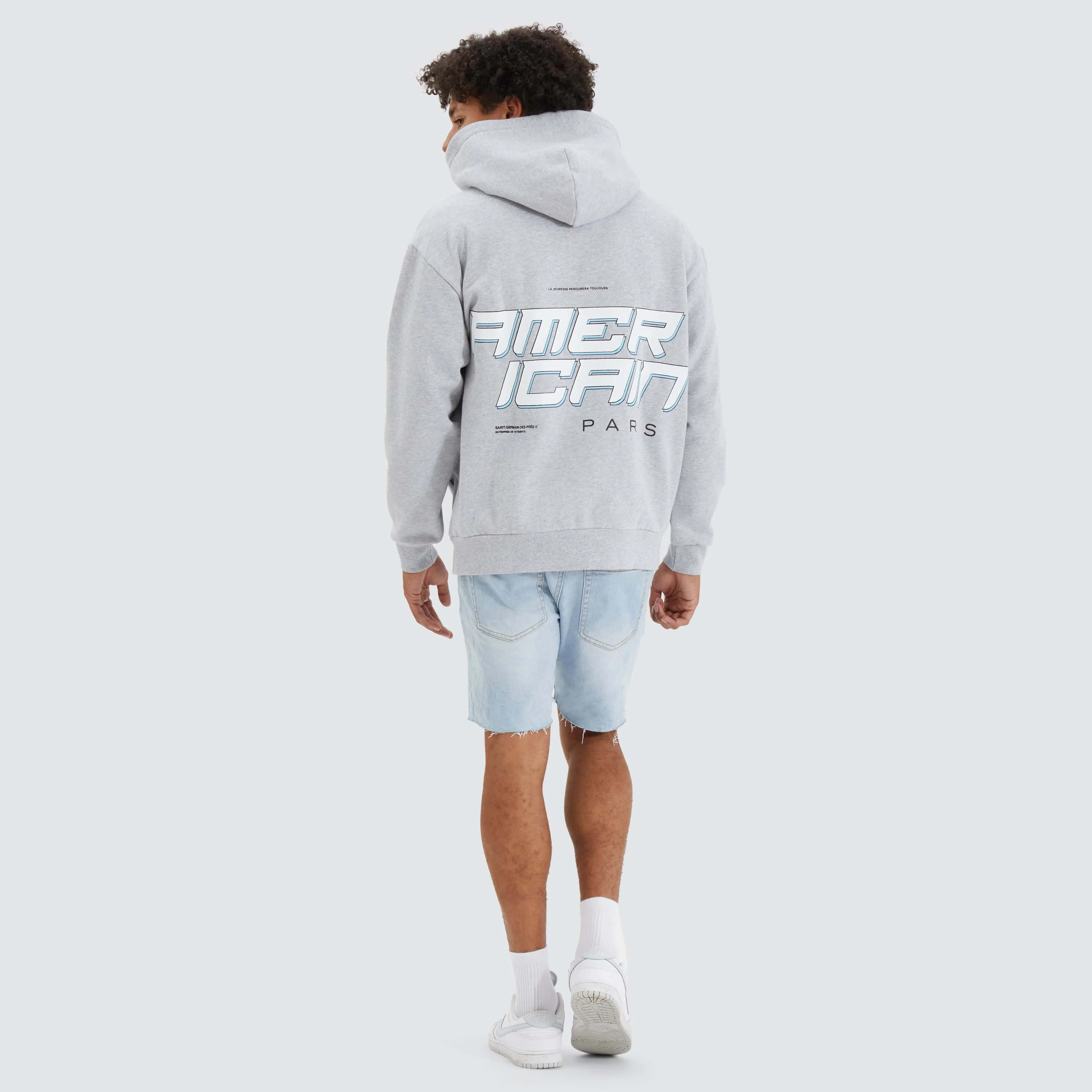 Charleston Heavy Relaxed Hoodie Grey Marle