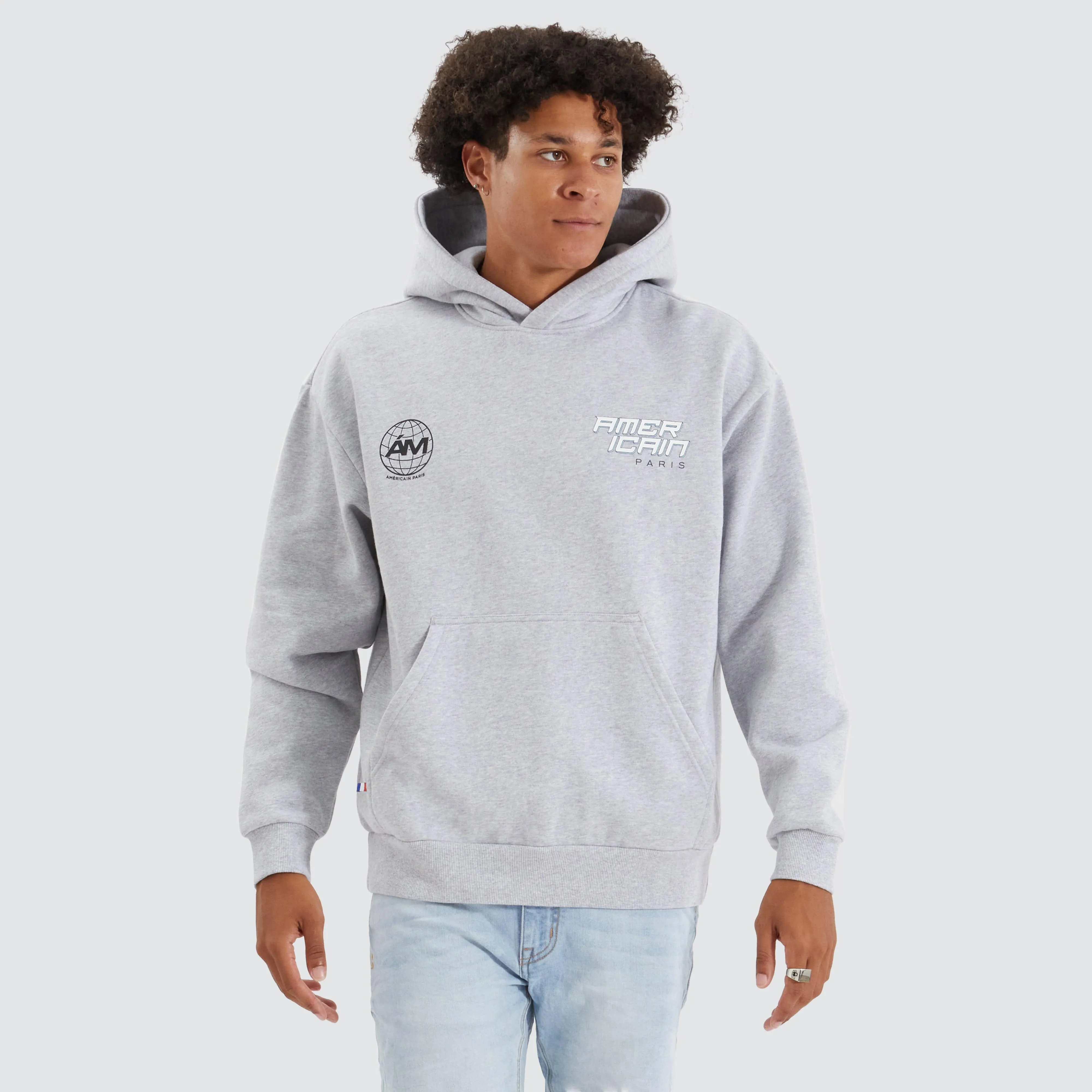 Charleston Heavy Relaxed Hoodie Grey Marle