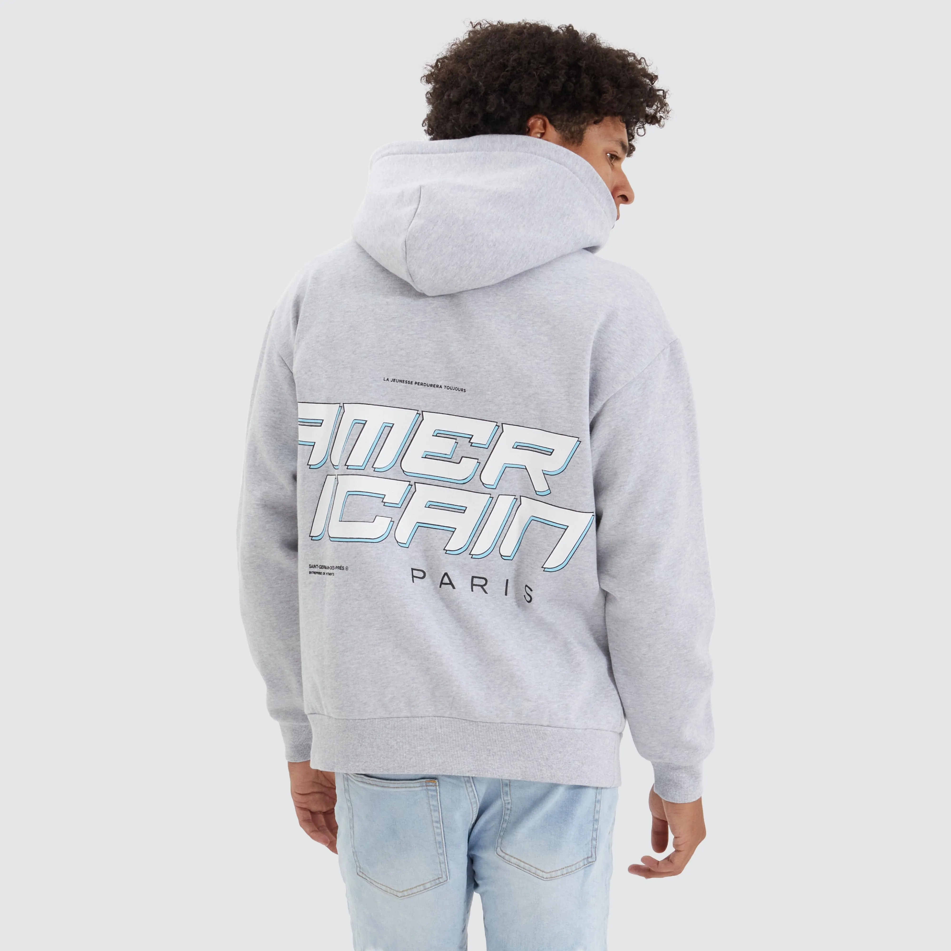 Charleston Heavy Relaxed Hoodie Grey Marle