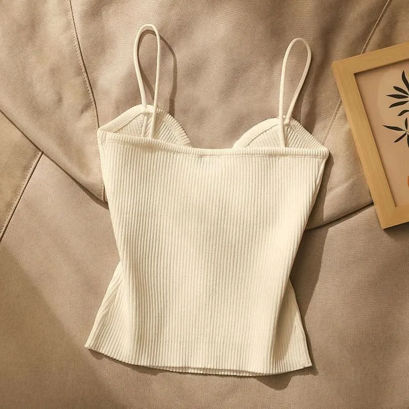 Chic Knitted Tube Top Camisole - Summer