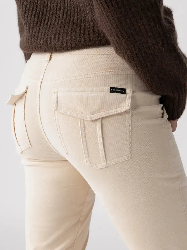 Corduroy Hayden Bootcut by Sanctuary in Toasted Almond