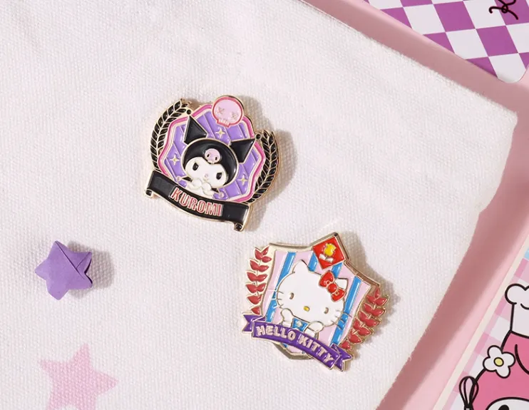 Cute Preppy Metal Badge