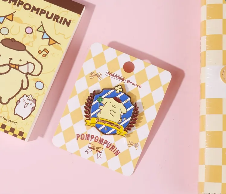 Cute Preppy Metal Badge