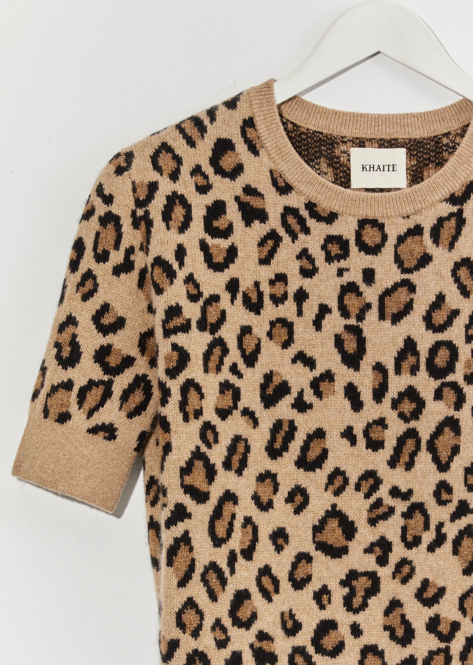 Dianna Jacquard Sweater — Cheetah