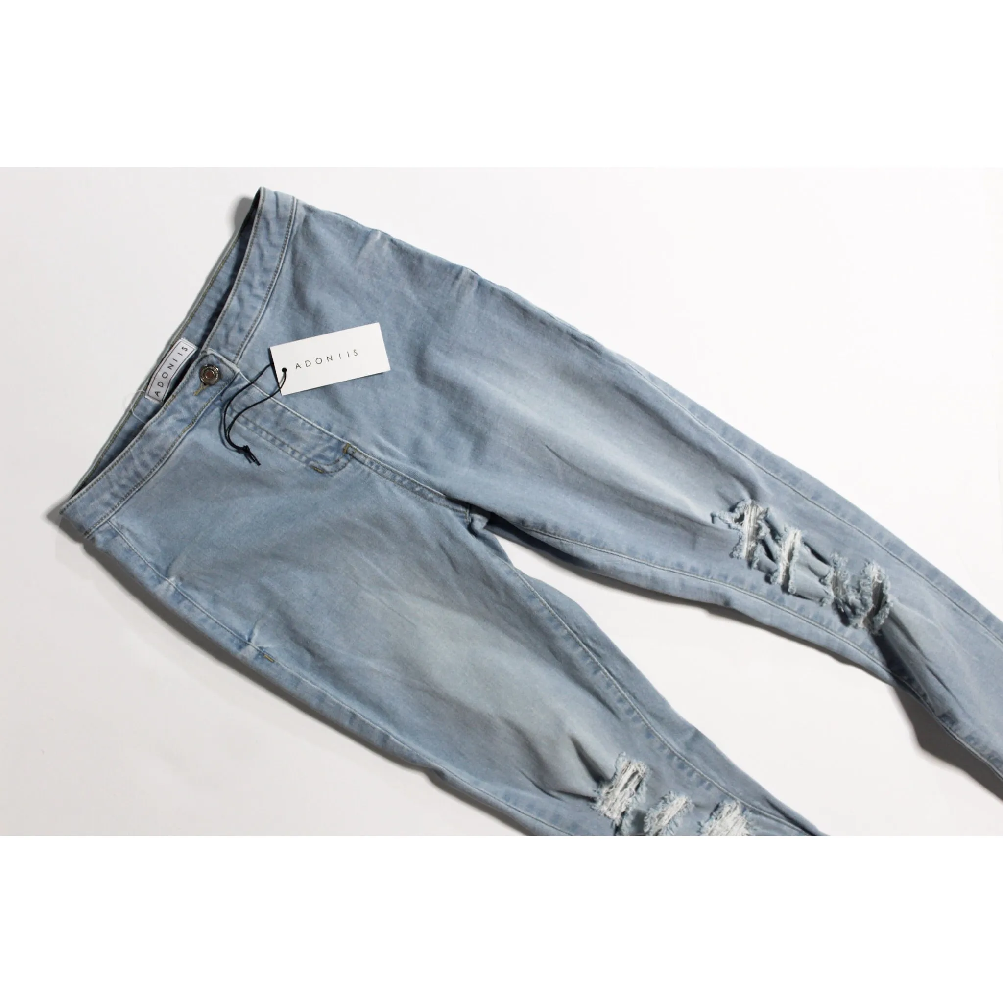 distressed jeans