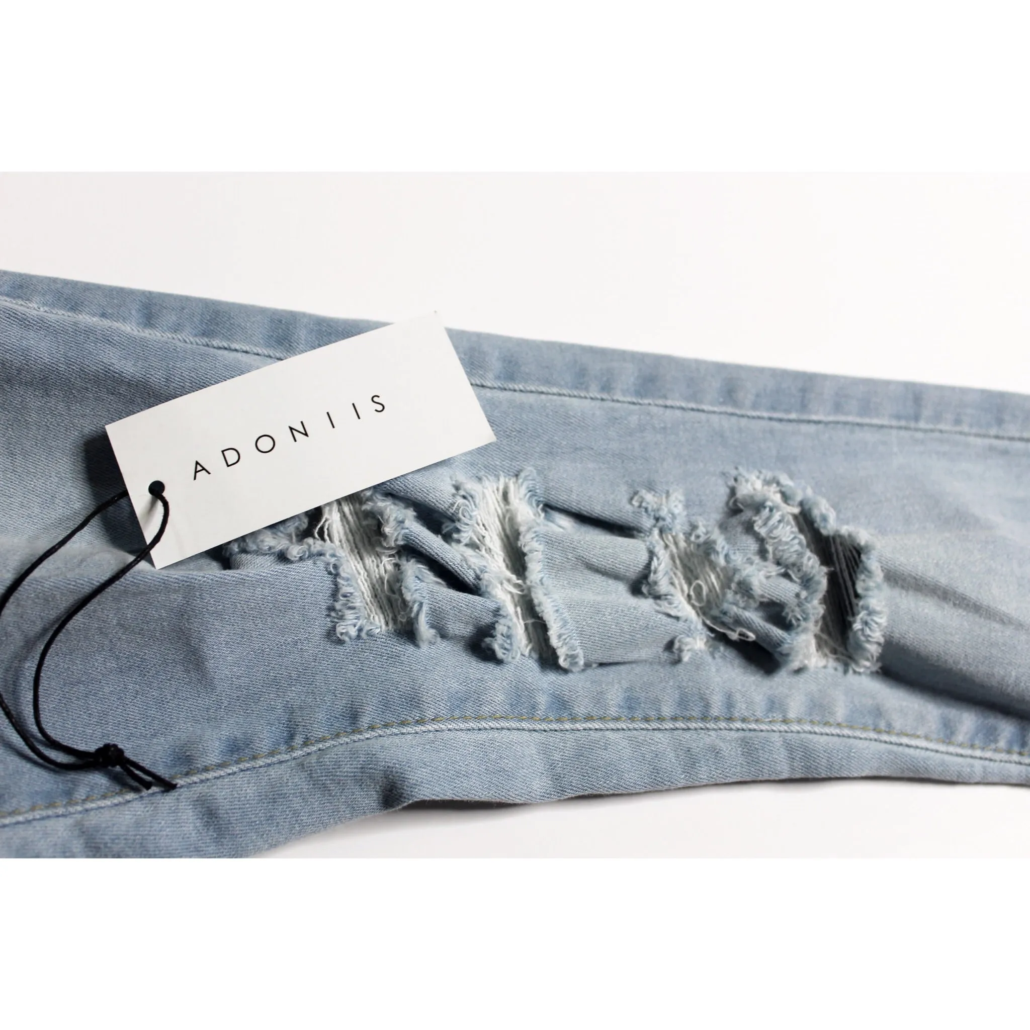 distressed jeans
