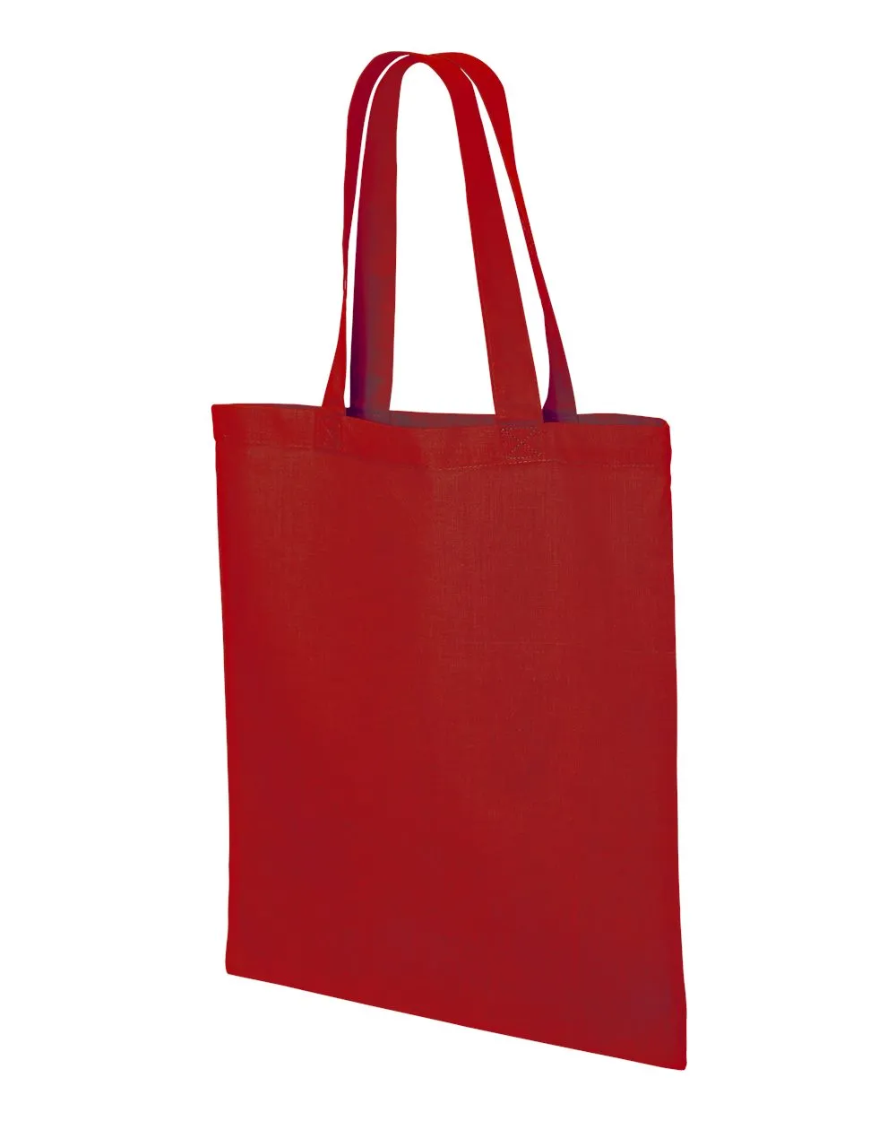 Economical Tote Bag | Q-Tees QTB | Medium Embroidery (7" X 7")