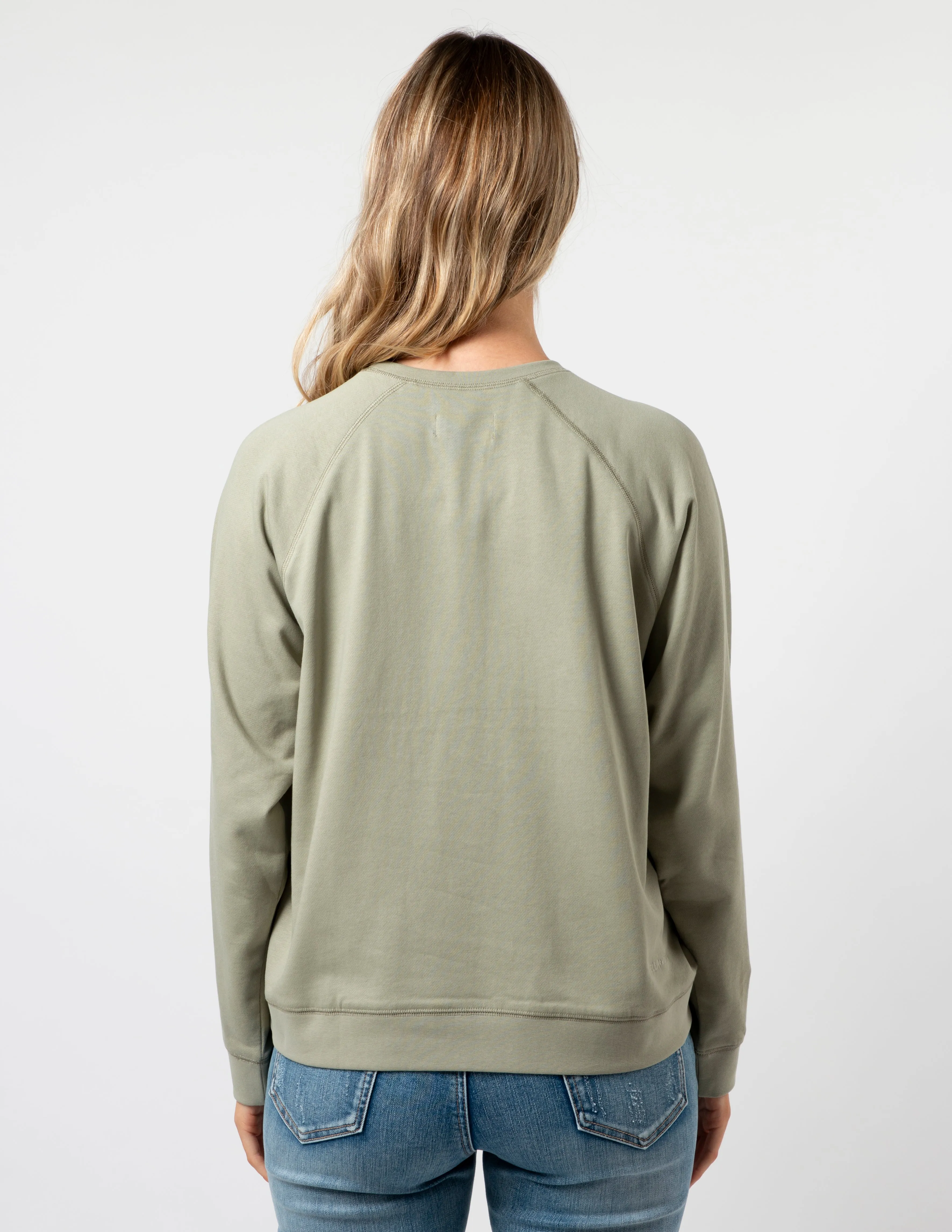 Everyday Sweater - Sage Leopard X