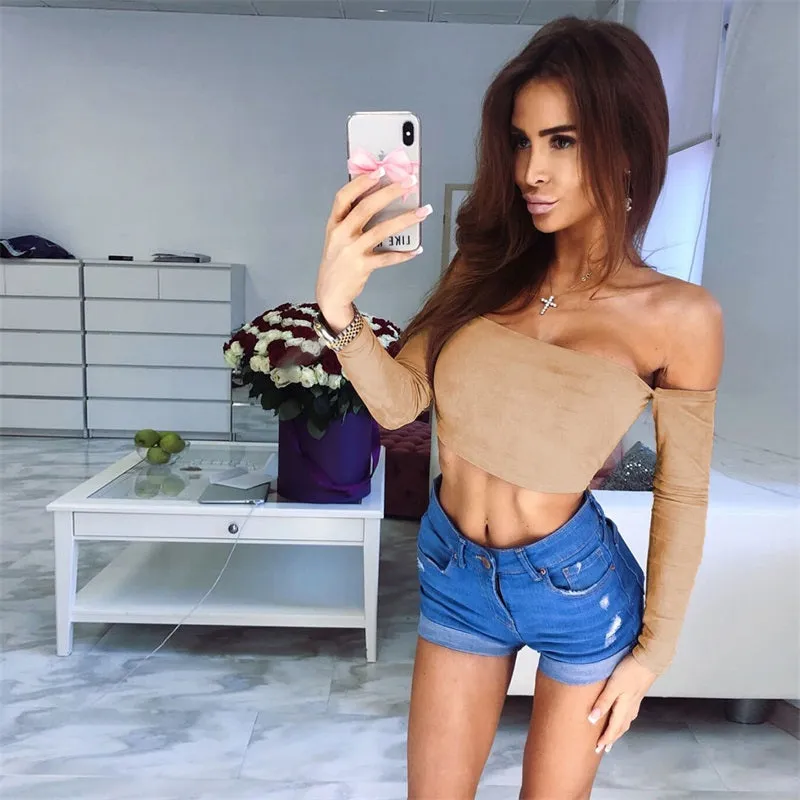 Fashion Slim-Fit Versatile Long-Sleeve Bottom T-shirt