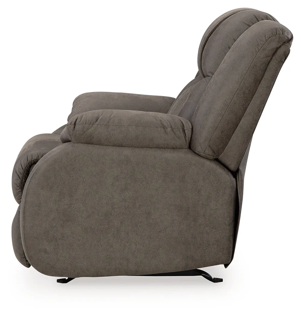 First Base Sofa, Loveseat and Recliner in Gunmetal