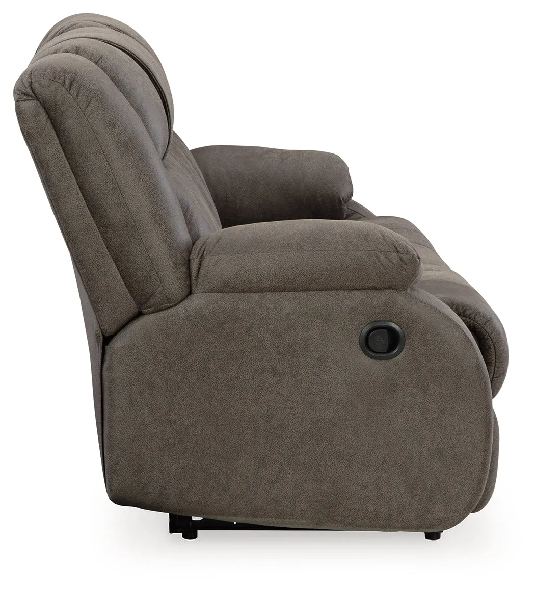 First Base Sofa, Loveseat and Recliner in Gunmetal