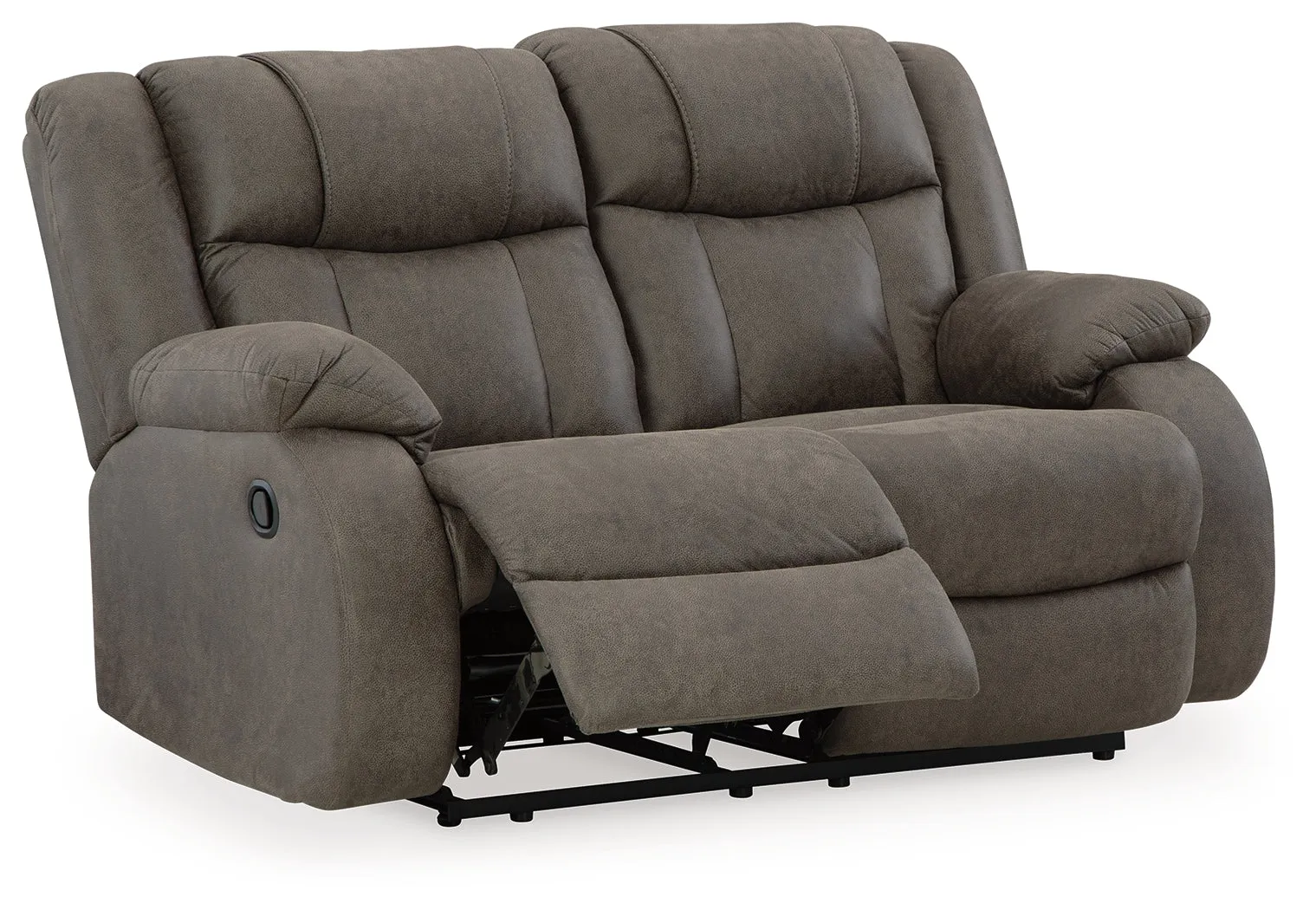 First Base Sofa, Loveseat and Recliner in Gunmetal