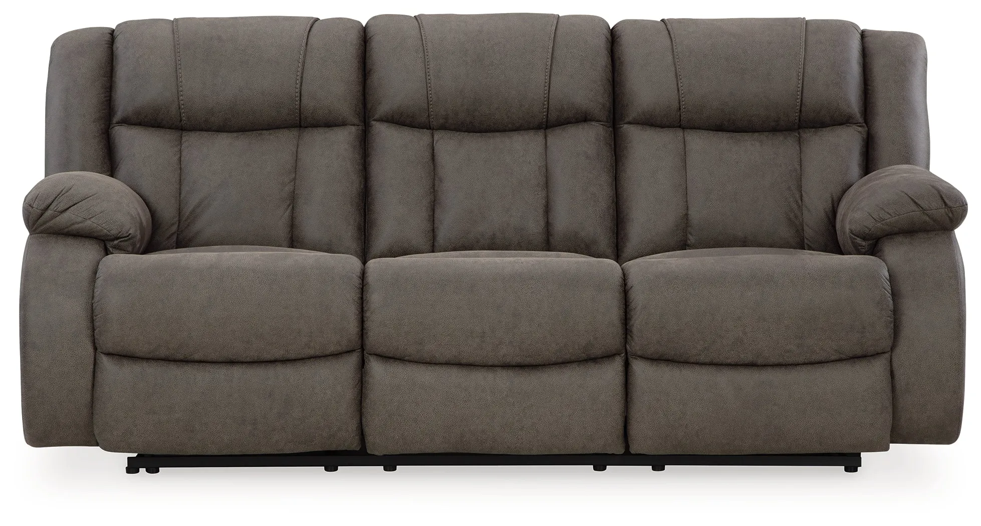 First Base Sofa, Loveseat and Recliner in Gunmetal