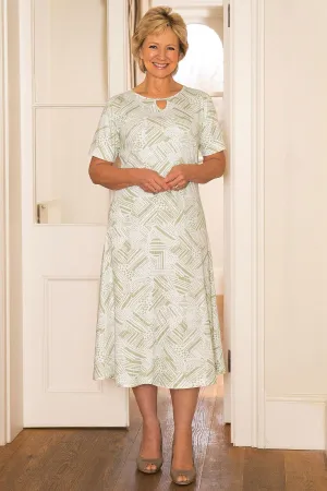 Geometric Print Dress