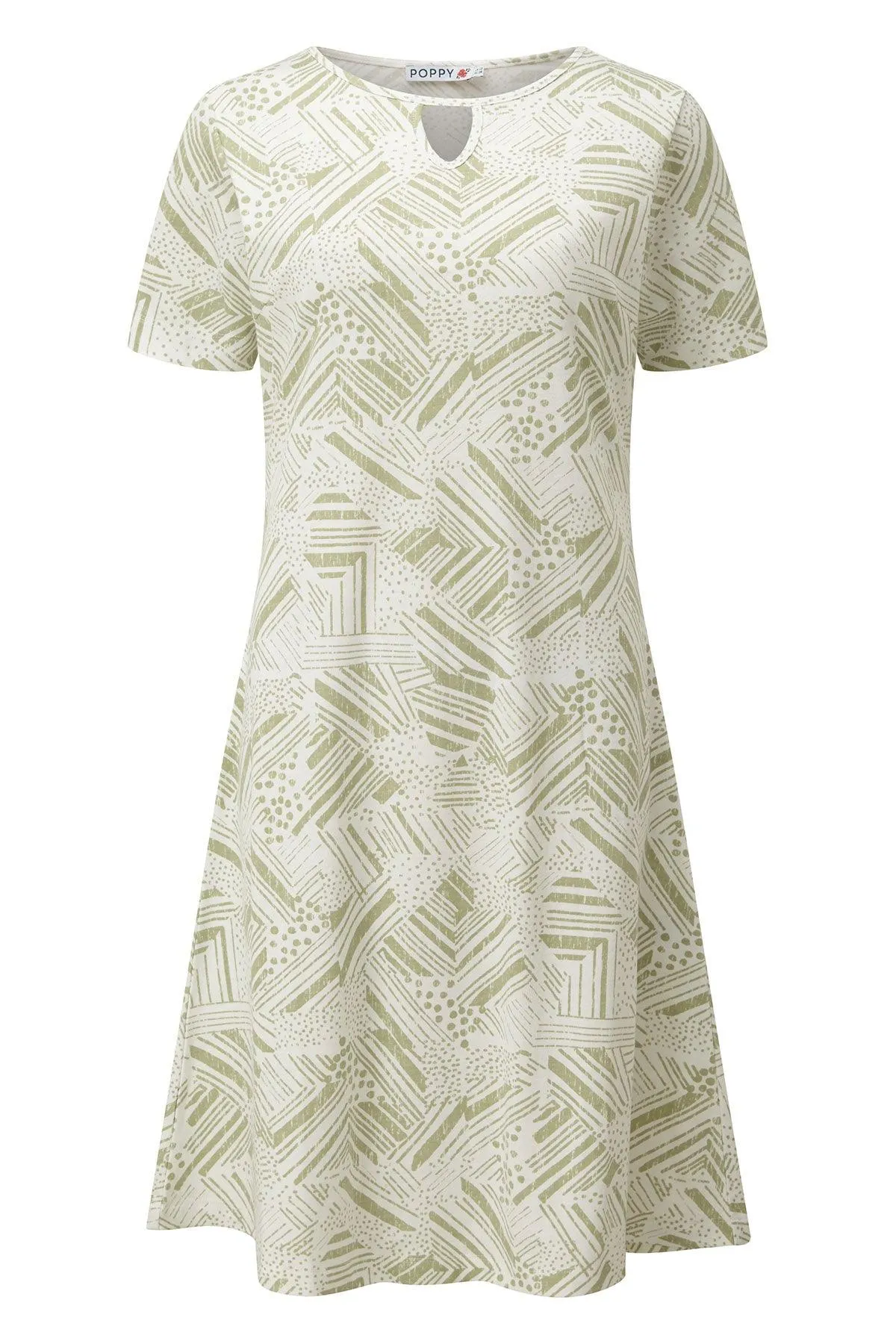 Geometric Print Dress
