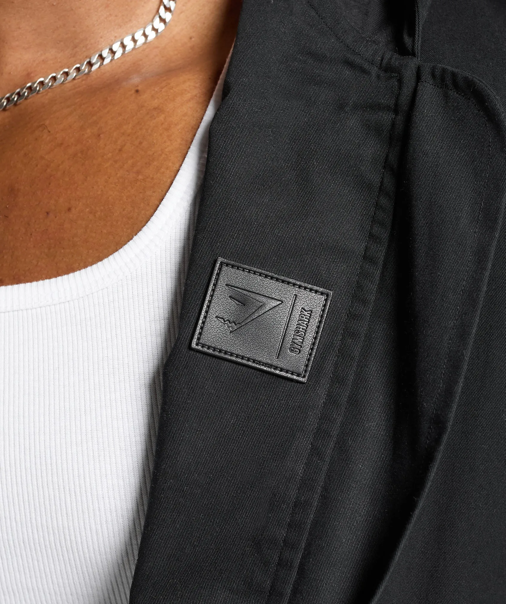 Gymshark Oversized Hooded Jacket - Black