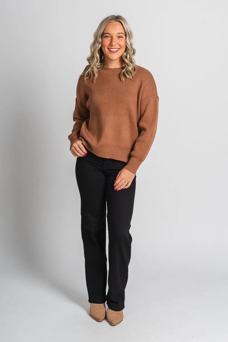 Hidden Tracey high rise straight leg jeans black