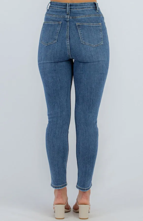 HIGH WAISTED SKINNY JEANS