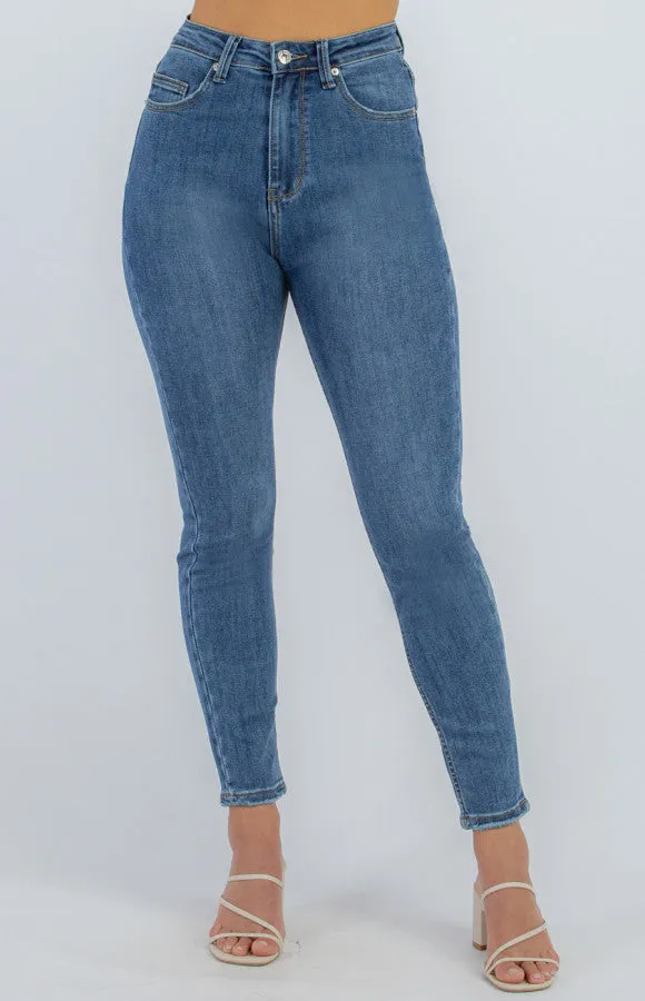 HIGH WAISTED SKINNY JEANS