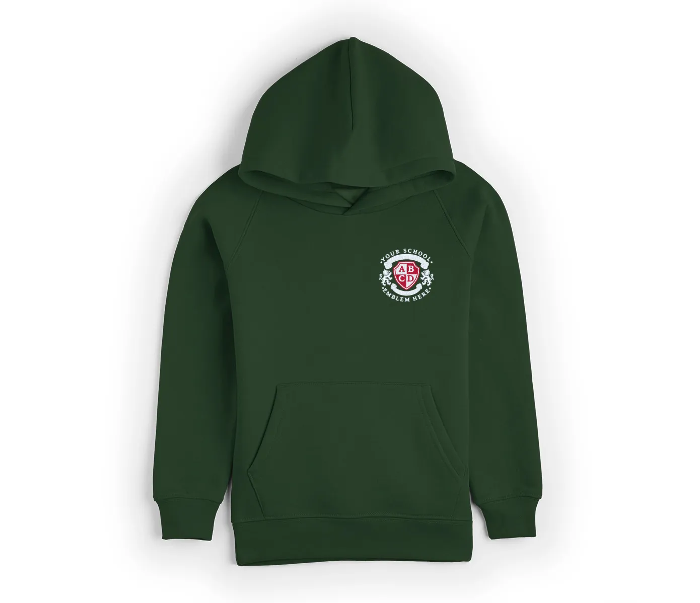Hoodie - Bottle Green