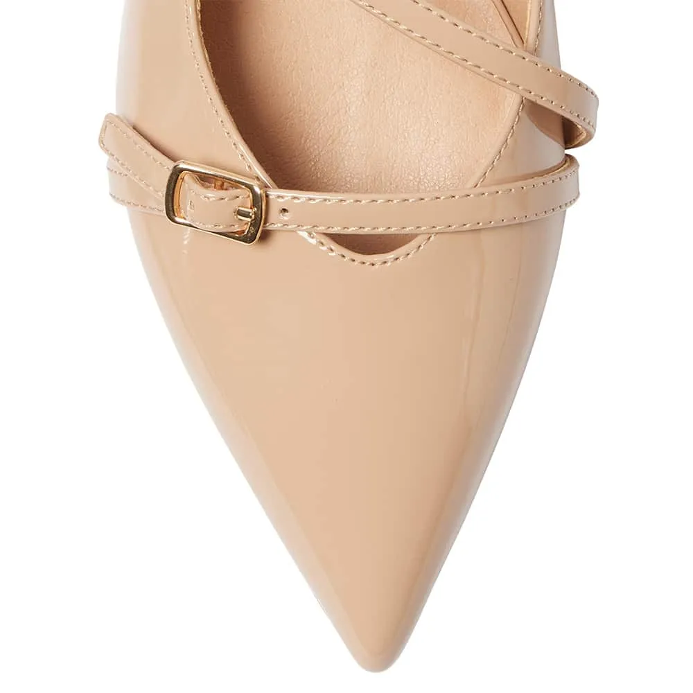 Inherit Flat in Blush Patent Patent