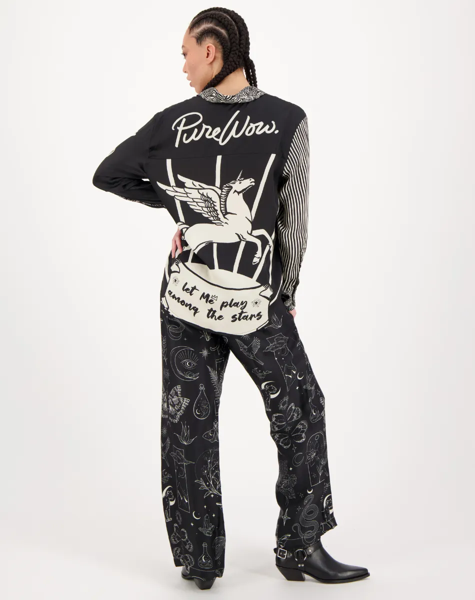 Isabel Printed Black Magic Shirt
