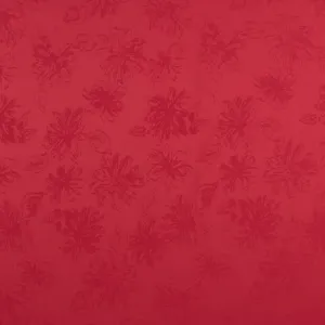 Jaquard flowers - LAURA - Red