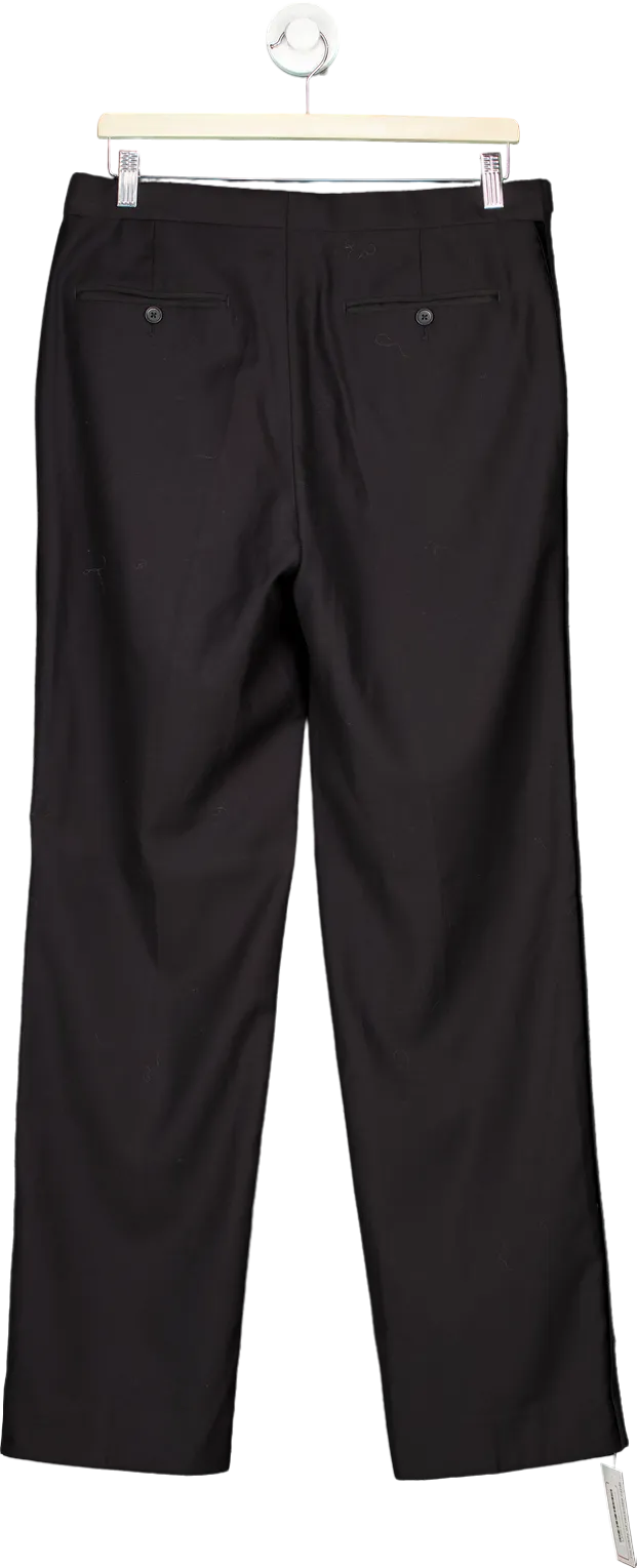 John Lewis Black Wool Blend Trousers 32L