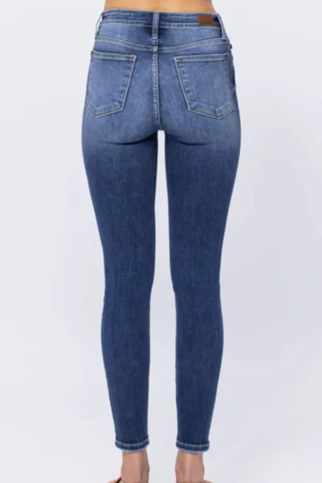 Judy Blue High Rise Button Fly Skinny